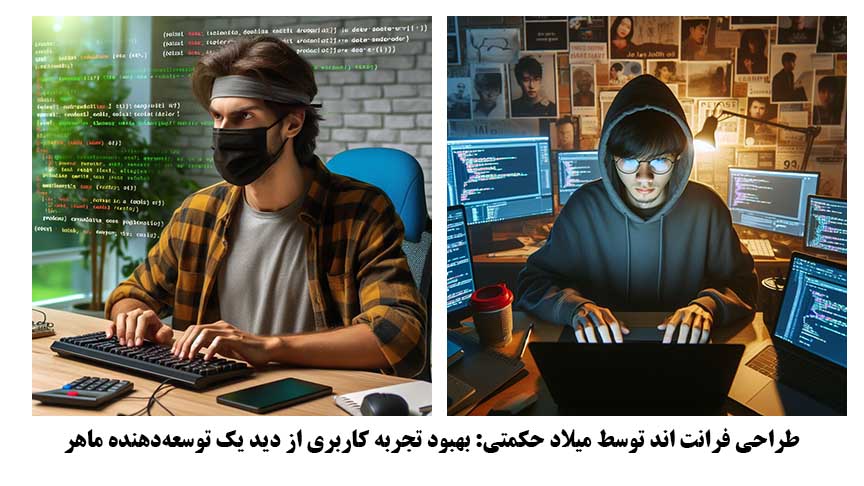 طراحی فرانت اند توسط میلاد حکمتی: بهبود تجربه کاربری از دید یک توسعه‌دهنده ماهر